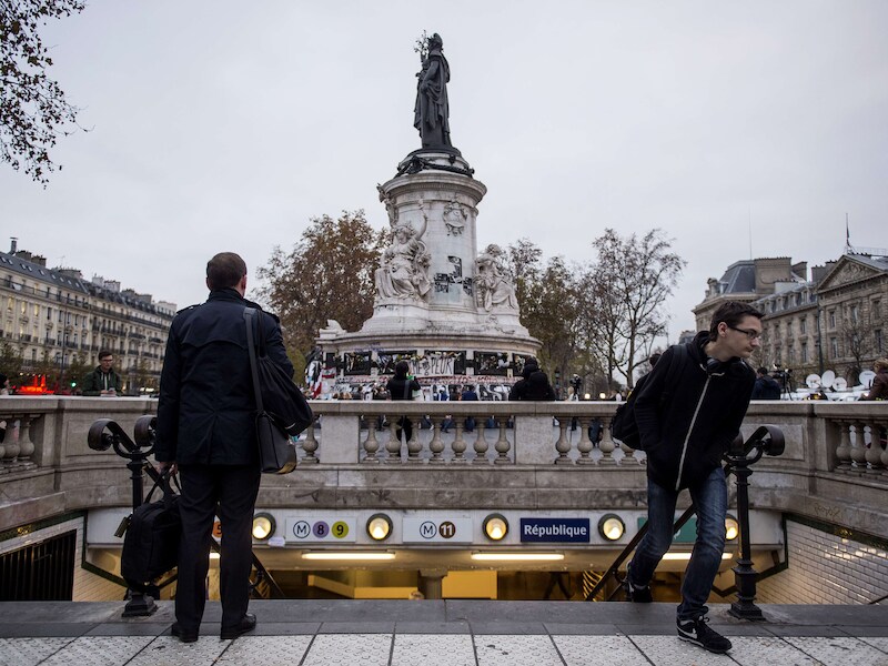 Metrostation République.