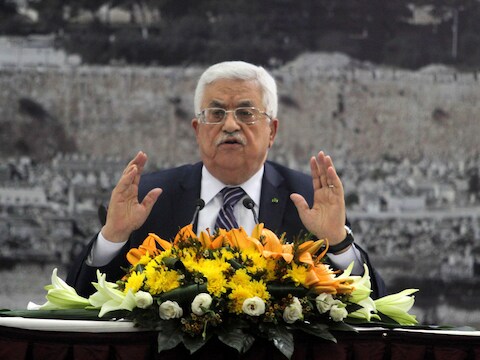 De Palestijnse president Mahmoud Abbas.