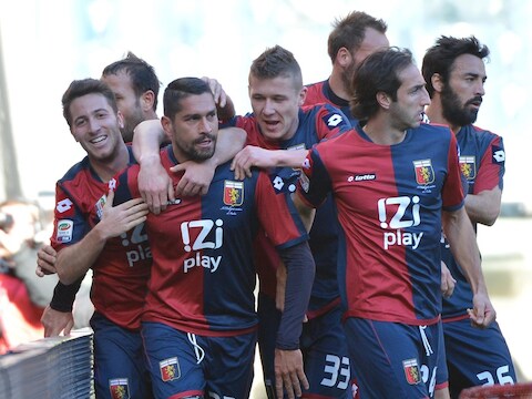 Vreugde bij Genoa.