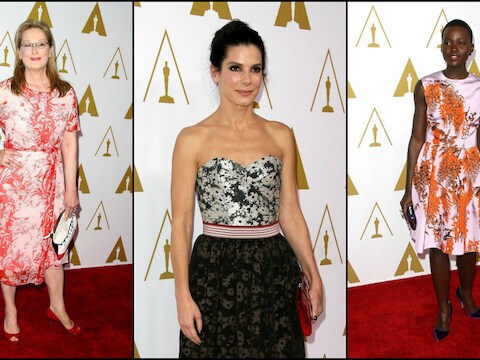 Meryl Streep, Sandra Bullock en Lupita Nyong'o.