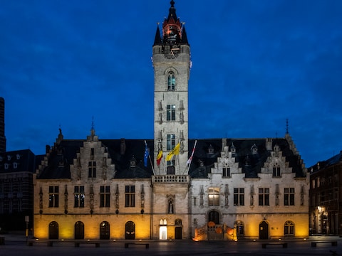 De Grote Markt van Dendermonde.