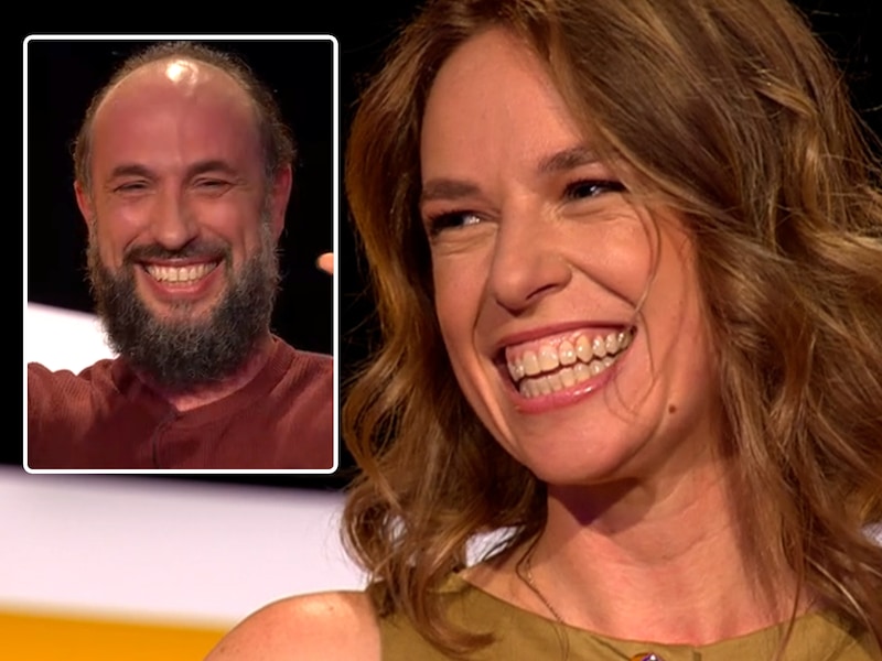 Broer en zus, Francesco en Stephanie Planckaert, nemen het tegen elkaar op in ‘De slimste mens ter wereld’.