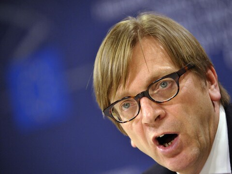 De UMP is niet opgezet met de verbale uithaal van Verhofstadt.