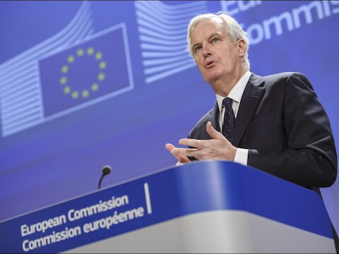 Eurocommissaris voor Interne Markt Michel Barnier.