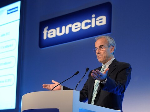 Yann Delabriere, grote baas van Faurecia.