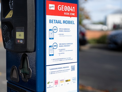 Parkeerautomaat.