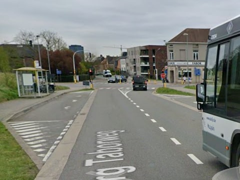 De halte aan de Berg Taborweg in Heverlee.