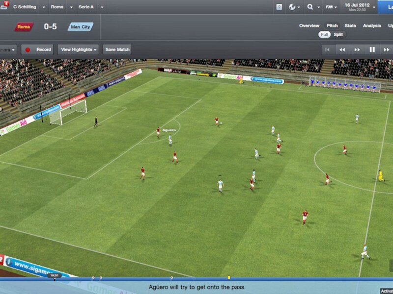 Een beauty zal deze 'Football Manager' wel nooit worden, maar op het vlak van wedstrijdbeelden werden er grote vorderingen gemaakt.