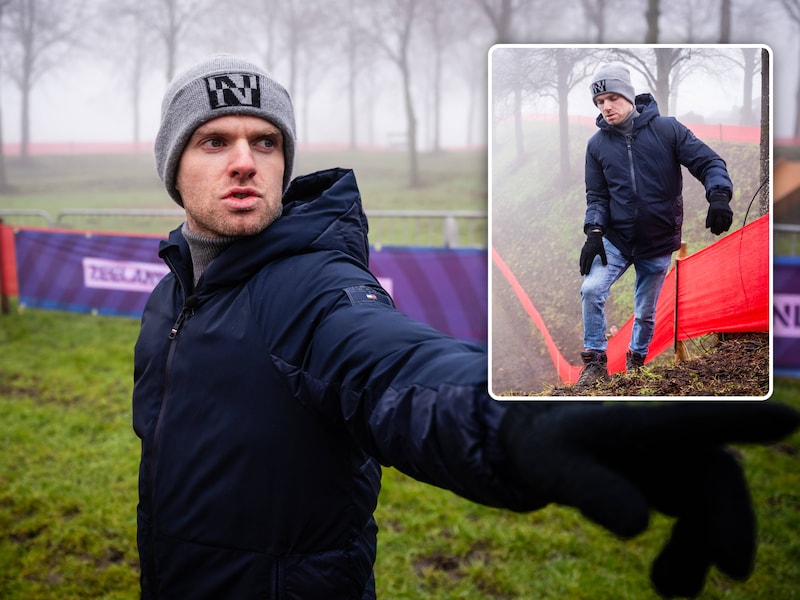 Eli Iserbyt verkent met ons het WK-parcours in Hulst: “De plekken zonder gras zijn dit weekend even glad als bruine zeep”