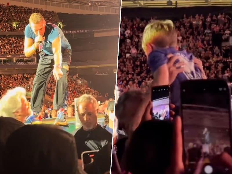 KIJK. Chris Martin legt concert Coldplay even stil om jongetje te helpen in het publiek: “Je hoeft niet platgedrukt te worden”
