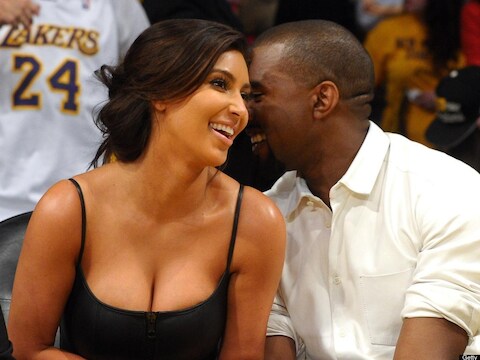 Kim Kardashian en Ray J toen de twee nog een stel waren.