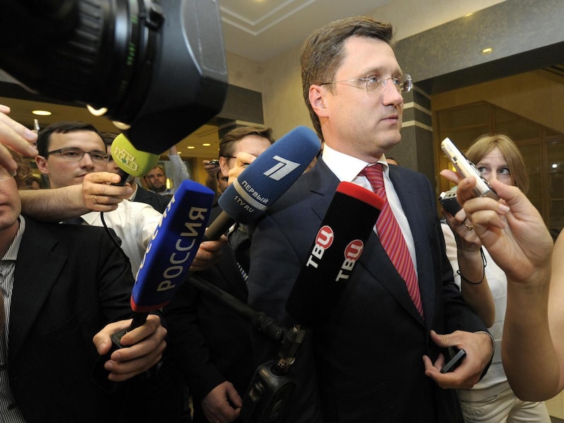 De Russische minister van Energie Alexander Novak in Brussel gisteren.