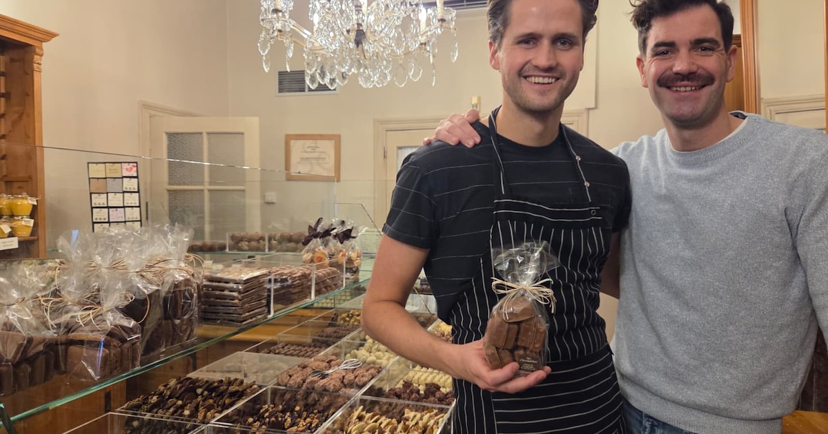 Jens en Stef zetten Het Chocoladehuis verder: “Je droom waarmaken én zo’n mooie zaak overnemen … pra
