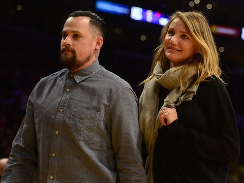 Benji Madden en Cameron Diaz.