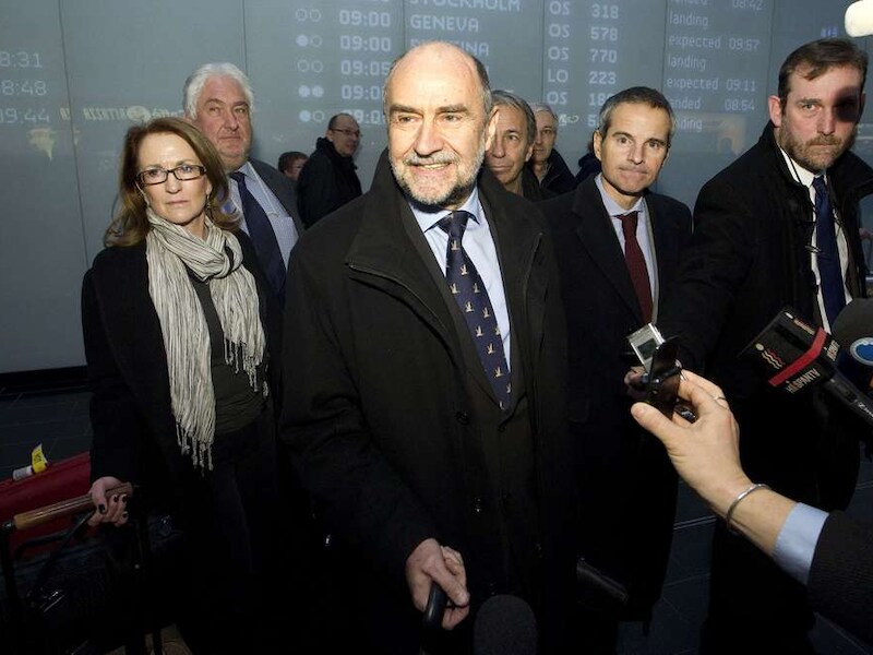 Herman Nackaerts, hoofd van het Internationaal Atoomagentschap.