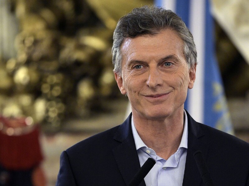 De Argentijnse president Mauricio Macri.