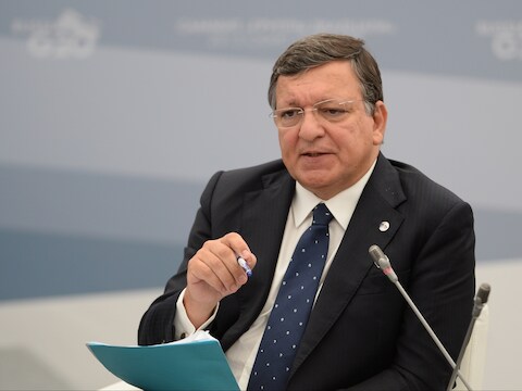 Huidig voorzitter van de Europese Commissie José Manuel Barroso.
