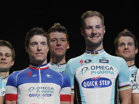 Sylvain Chavanel en Tom Boonen.