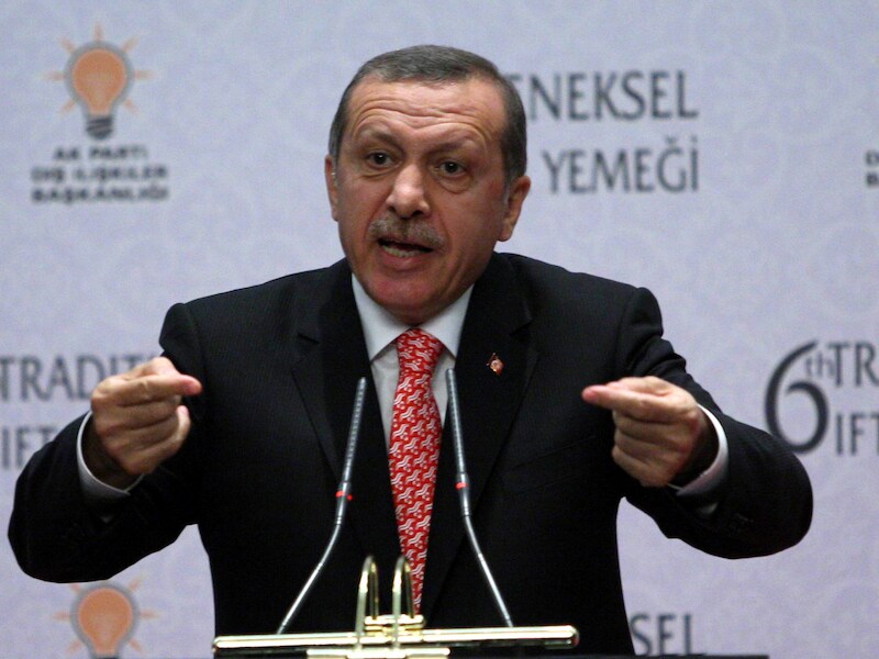 De Turkse premier Erdogan.