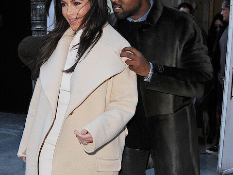 Kim Kardashian en Kanye West