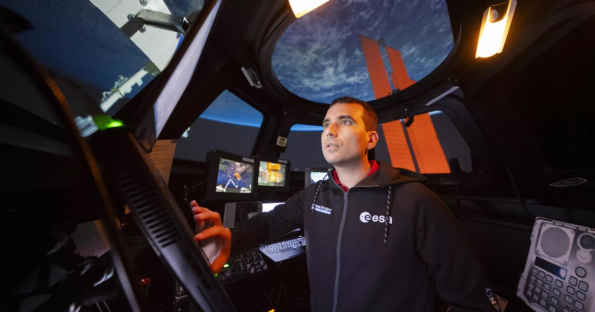 Vertrek van Belgische astronaut Raphaël Liégeois naar ruimtestation ISS ...