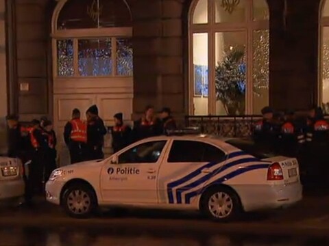 De Antwerpse politie zette op oudejaar extra manschappen in.