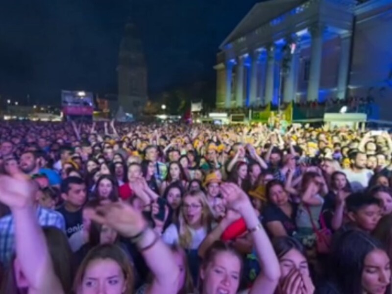 Het muziekfestival in Darmstadt