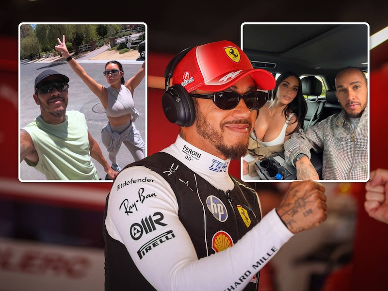 Lewis Hamilton geniet volop van de F1-zomerstop samen met Kim Kardashian