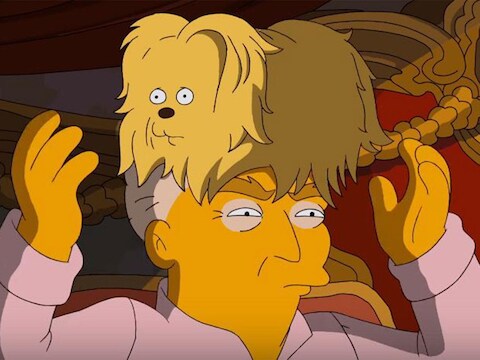 Donald Trump volgens The Simpsons.
