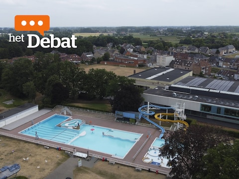 Dronebeeld van De Warande, buiten de openingsuren.