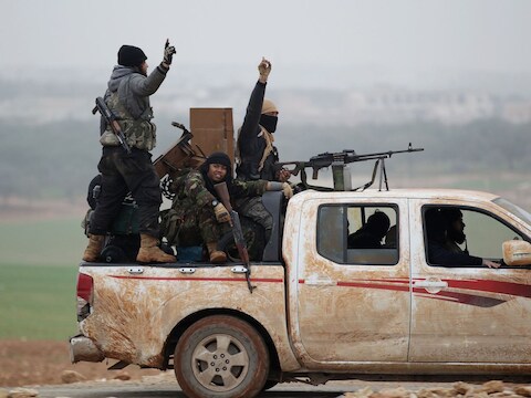 Leden van het Al-Nusra Front.