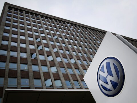 De hoofdzetel van Volkswagen in Wolfsburg.