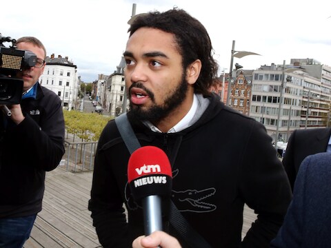 Jejoen Bontinck staat zelf terecht in het terrorismeproces rond Shariah4Belgium in Antwerpen.