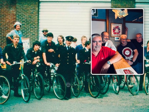 Foto's uit de oude doos van brandweerpost Kapellen., Inzet: Marc, Ronny, Gino en Walter