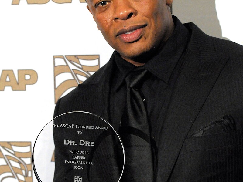 Rapper en ondernemer Dr. Dre, foto uit 2010.