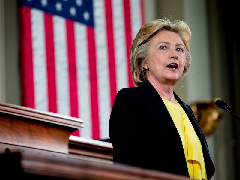 Presidentskandidaat Hillary Clinton