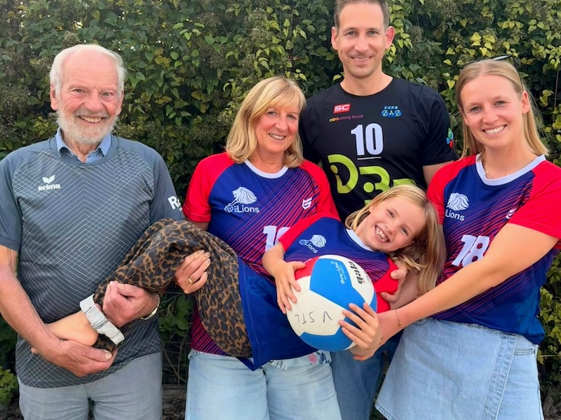 Vier generaties volleybalplezier in de familie van Bert Driesen
