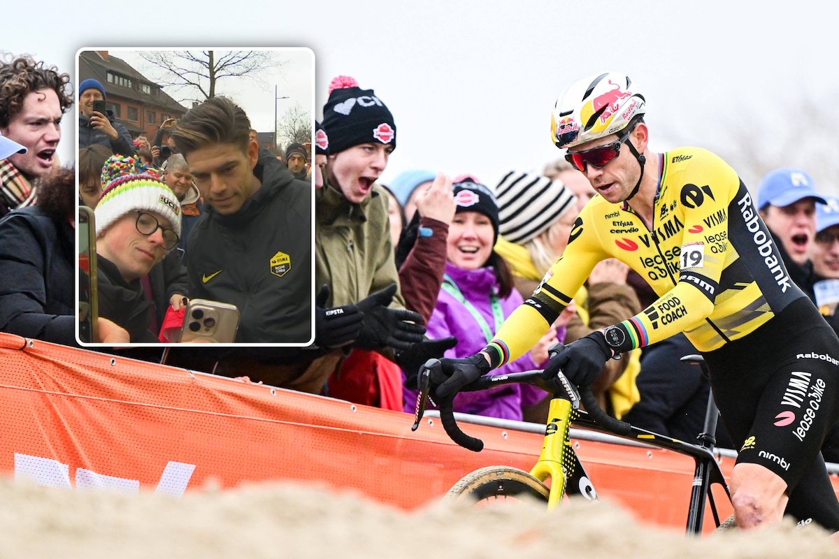 Ik denk dat hij dit nog even zal blijven doen”: hoe niet alleen de massa, maar  ook razend populaire Wout van Aert zélf genoot van debuut in Antwerpen |  Veldrijden | HLN.be