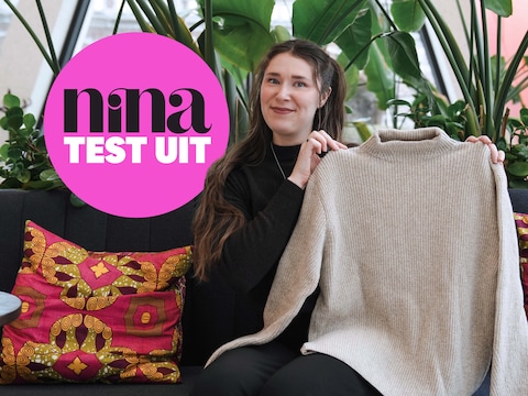 Redactrice Stéphanie test 7 wollen truien, van merken als Mango, Uniqlo en Lidl.