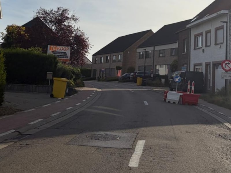 Ook dit gedeelte van de Kruisstraat in Everberg zal later vernieuwd worden.