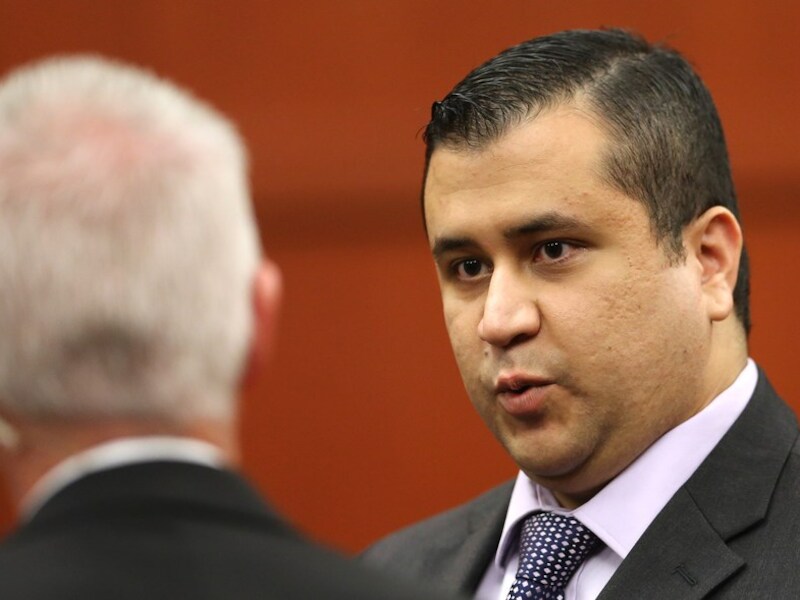 George Zimmerman afgelopen weekend in de rechtbank.