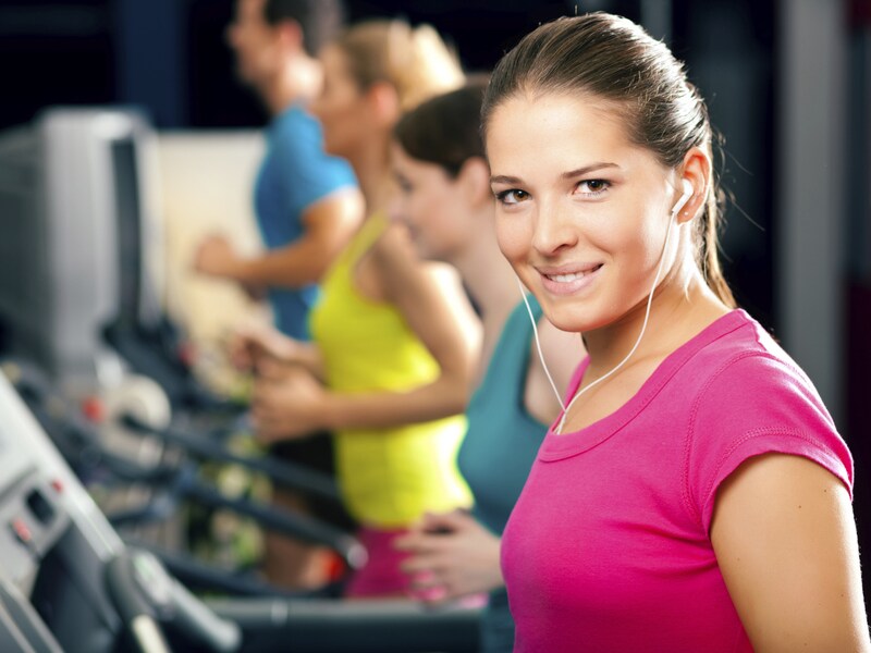 Geen uitzondering: een opgemaakt gezicht in de fitness