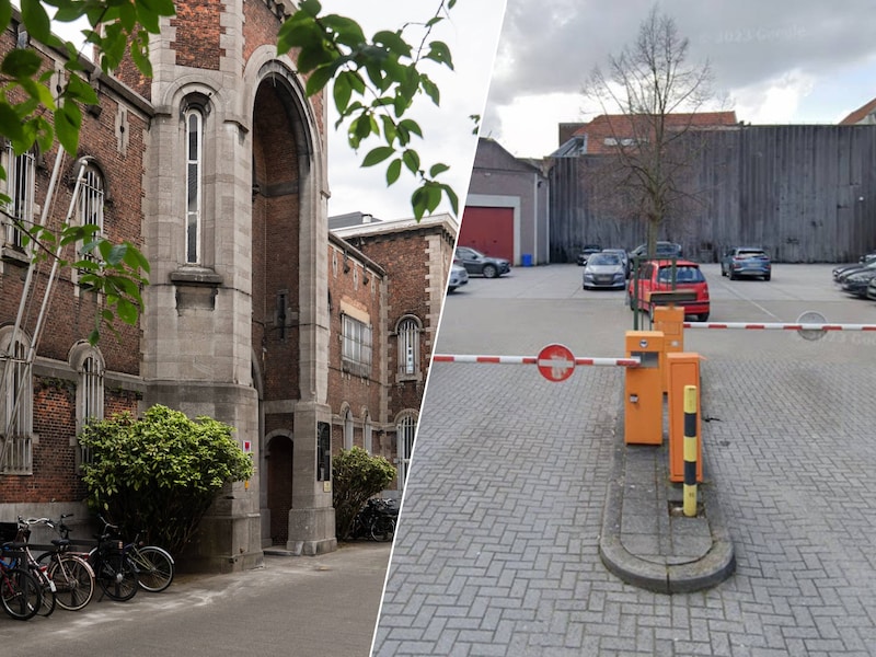 Er komt een ‘gate’ en een vier meter hoog hek aan de parking van het arresthuis in de Antwerpse Begijnenstraat.