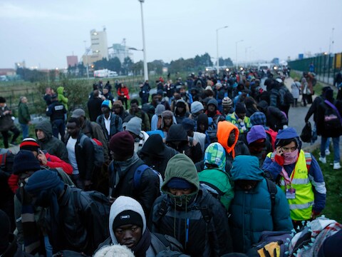 De wachtrijen liepen vanochtend al flink op.