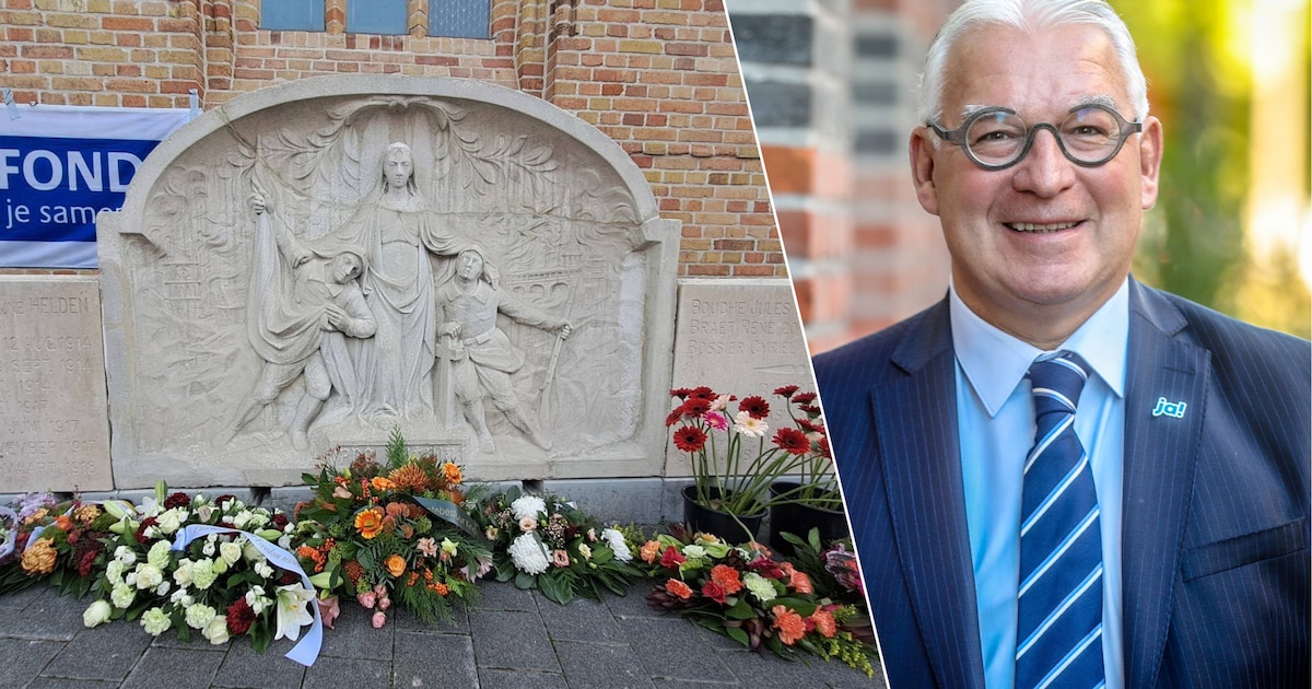 Oorlogsmonument uit 1920 pronkt twaalf jaar na verwoestende brand weer voor Sint-Niklaaskerk: “Vanda
