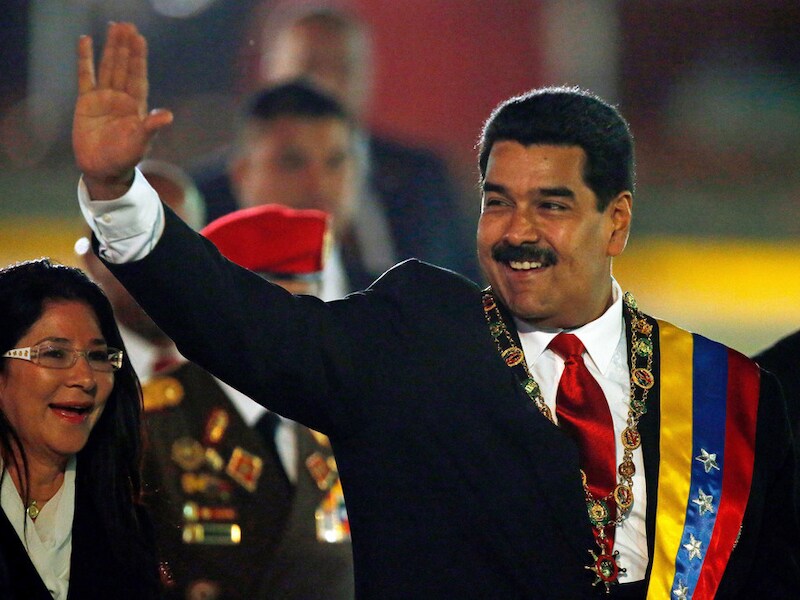 De Venezuelaanse president Nicolas Maduro.
