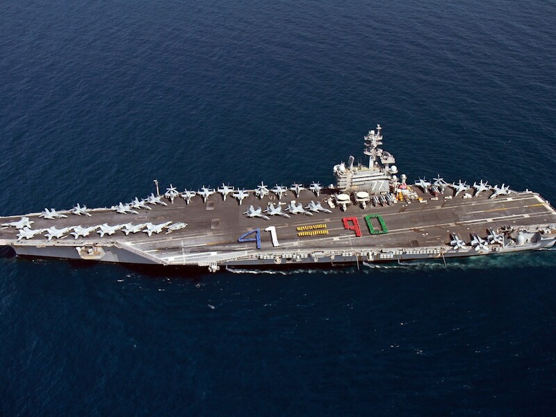 De USS George HW Bush.