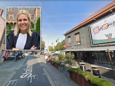 De man stond terecht voor een inbraak bij restaurant Bij De MoeMoe in Bornem, maar ontkende dat. Inzet: advocate Jill Tops. 