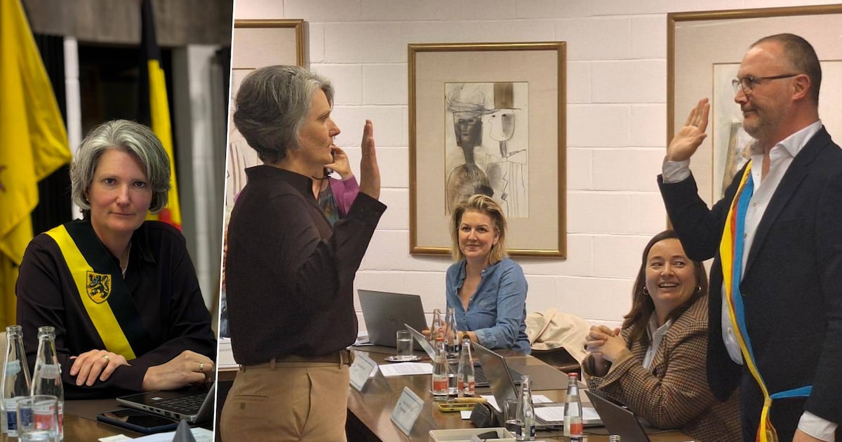 Valérie Van Merris legt de eed af als nieuwe schepen in Liedekerke: “Ik ...
