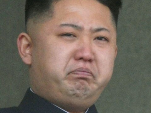 De huidige leider Kim Jong-un.